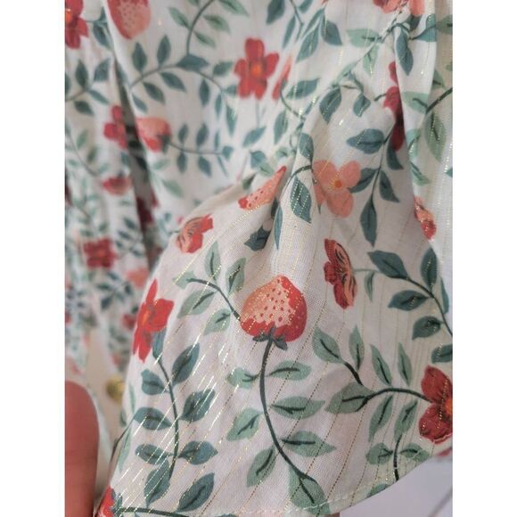 Draper James Reba Wrap Dress Size 4 Strawberry NWOT - Picture 9 of 9